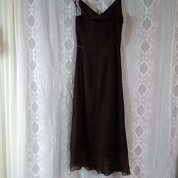 Vintage Jordan Dark Brown Women's Dress Size 8 - Picture 5 of 16
